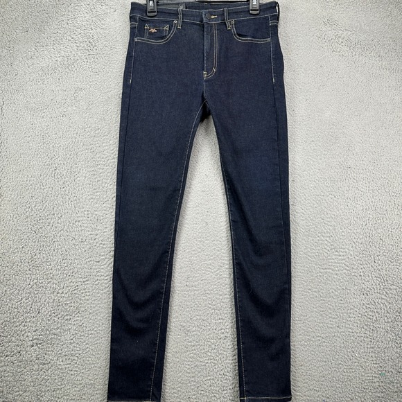Armani Exchange AX J21 Women Legging Jeans 29 Blue High Rise Stretch 5 Pocket